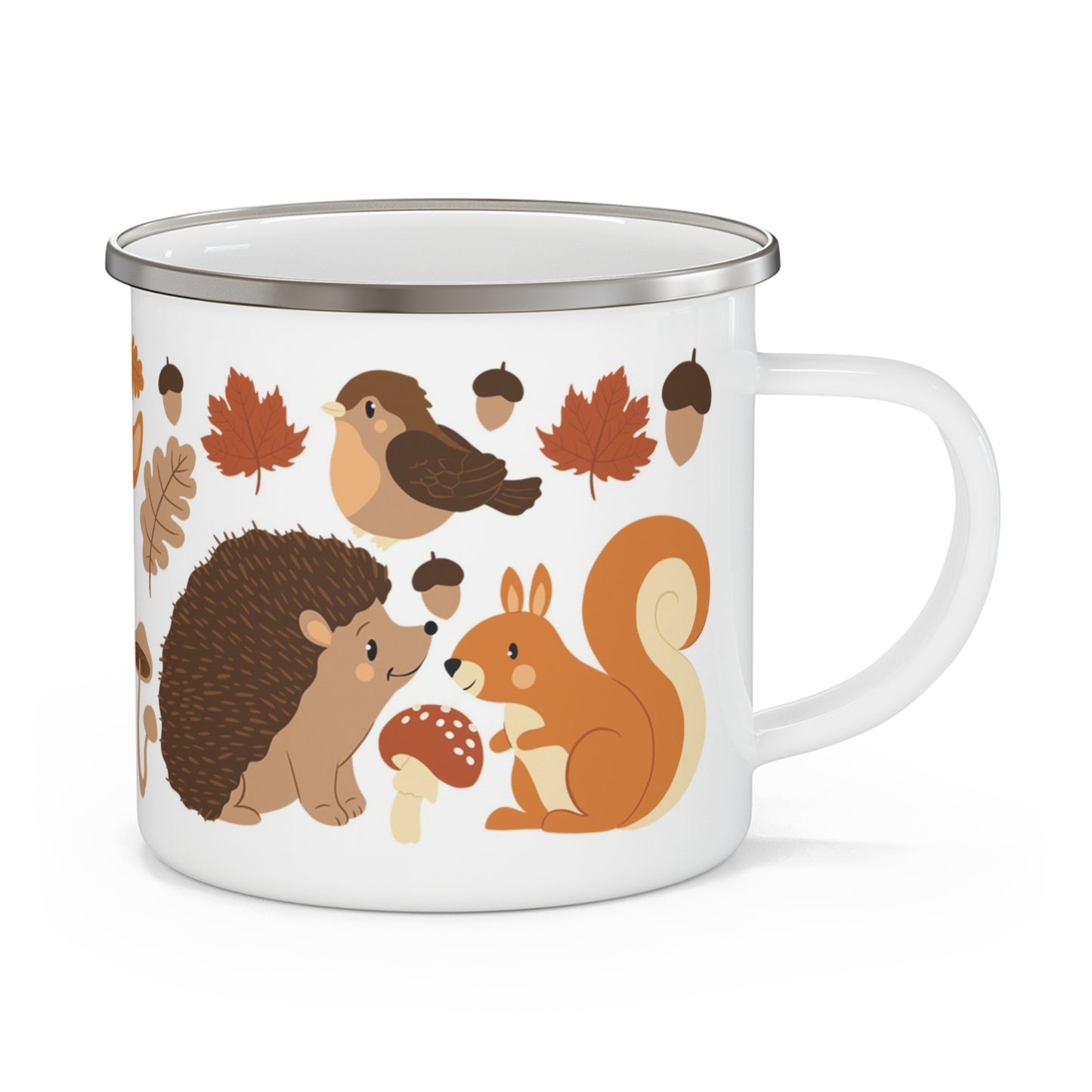 Forest friends enamel mug