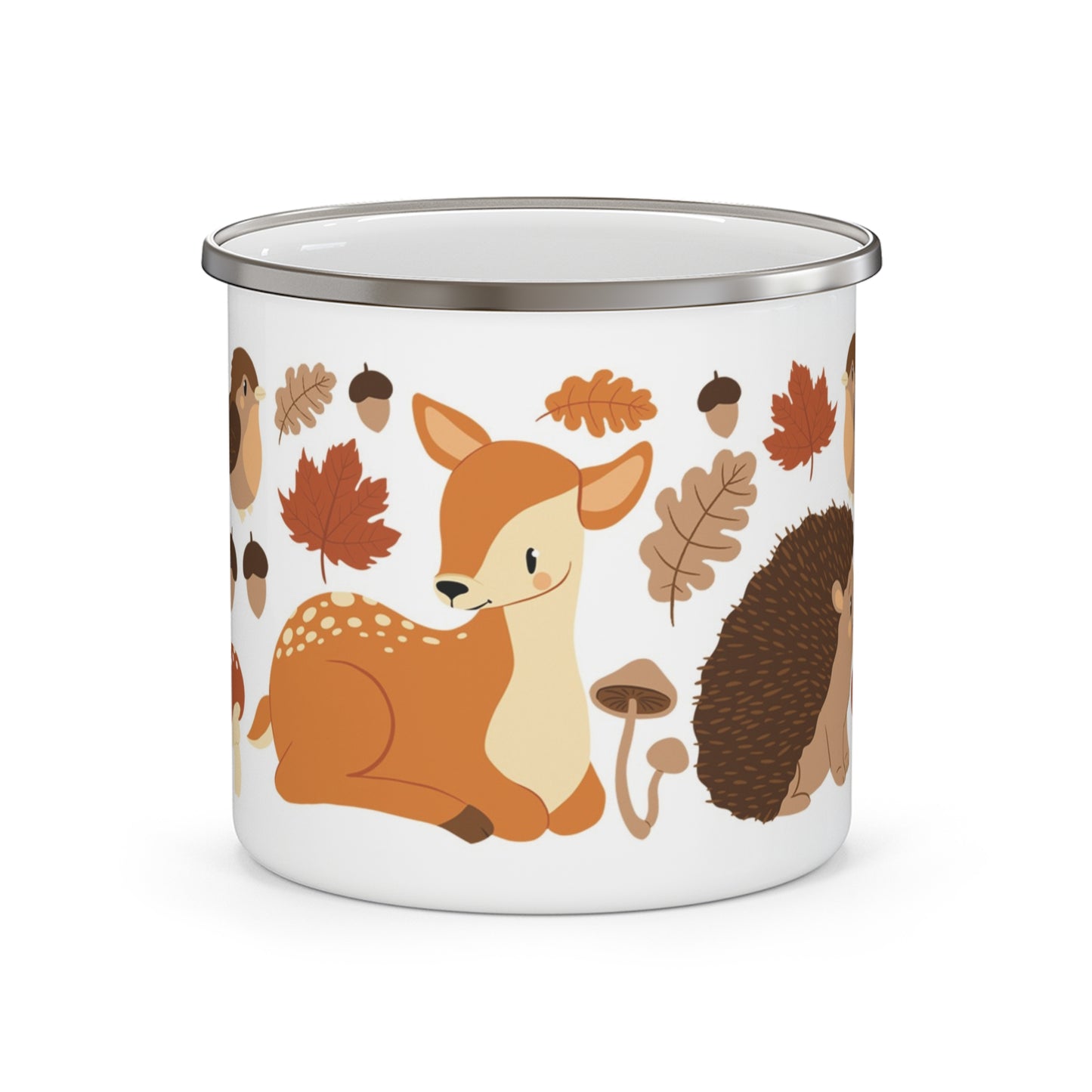 Forest friends enamel mug