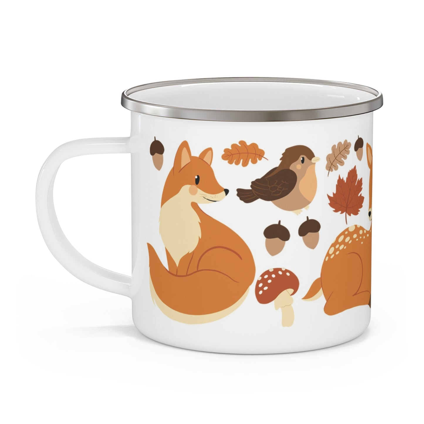 Forest friends enamel mug